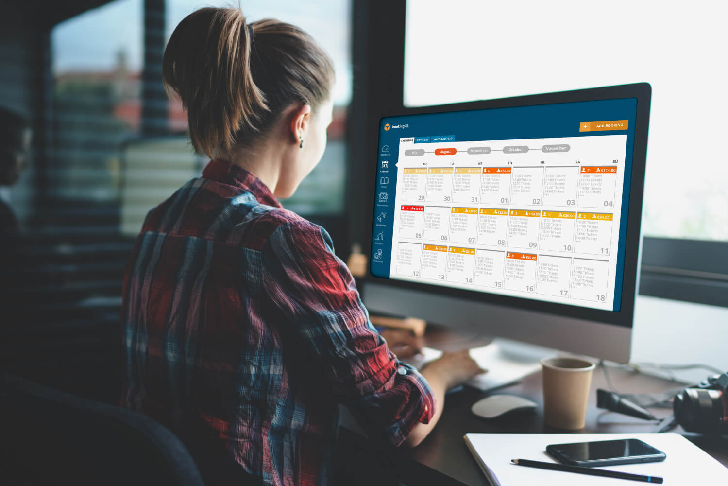 Calendario prenotazioni online  bookingkit – Il software gestionale per  tour, attività e attrazioni